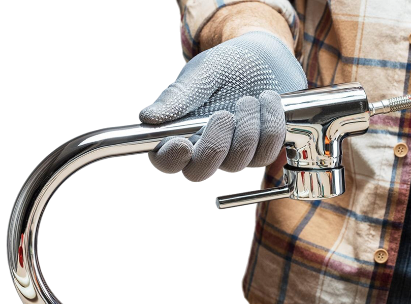 man plumber work plumbing repair service assemble install concept 1